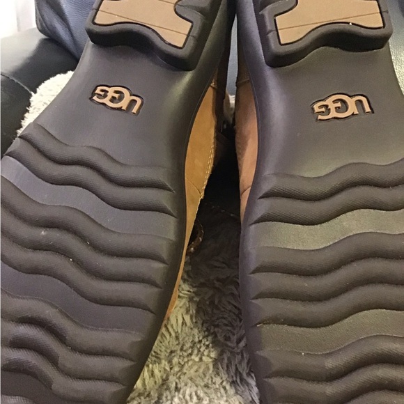 UGG Brown Lace-Up Boots - Picture 2 of 7